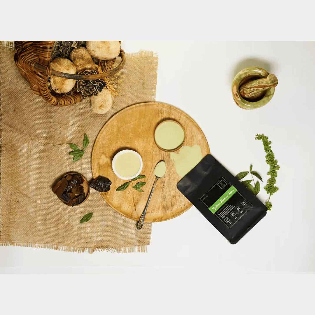 Mushroom Matcha Latte