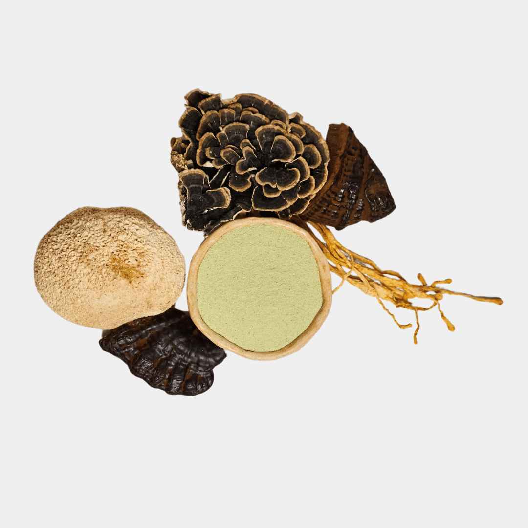 Mushroom Matcha Latte