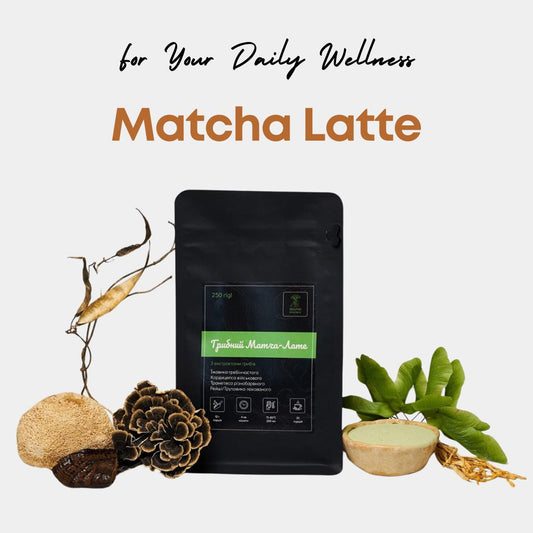 Mushroom Matcha Latte